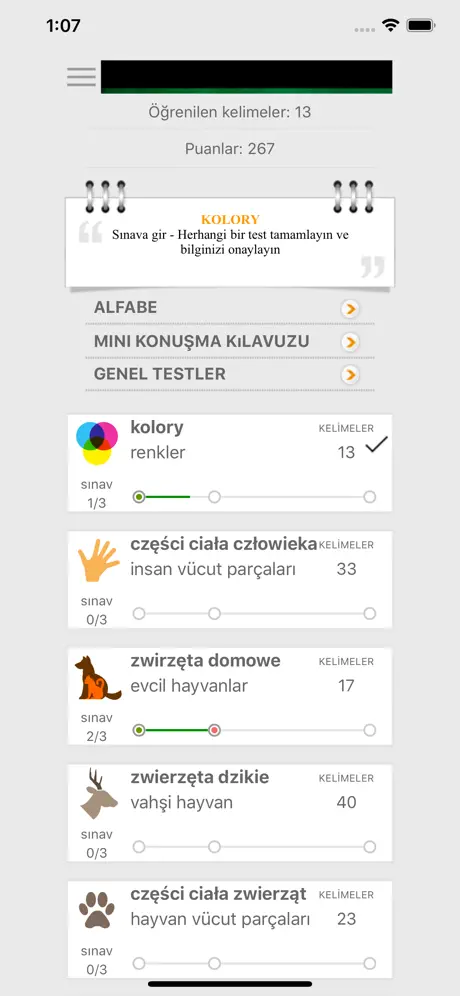 Lehçe kelimeleri öğrenin + ST