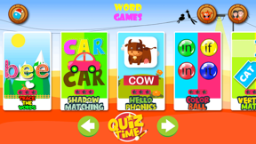 Kids Rhyming & Sight Word Game screenshot