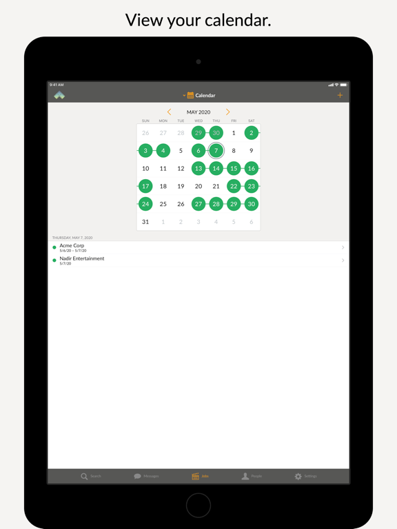Crew Up iPad screenshot 7 - Business app