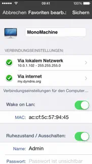 inet wol - wake on lan iphone bildschirmfoto 2