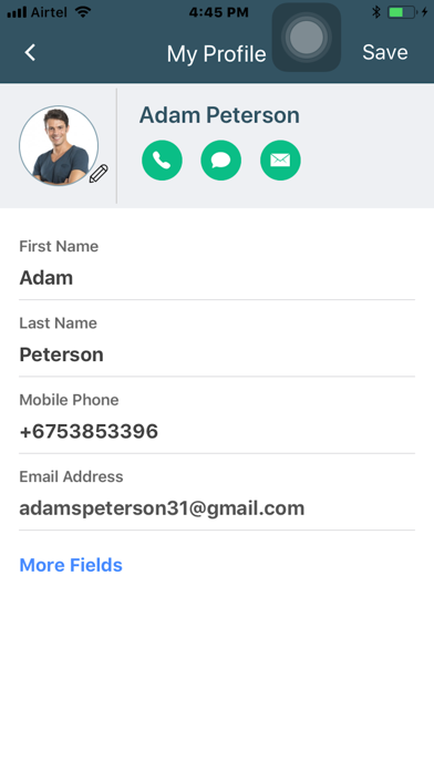 AstroContacts Screenshot