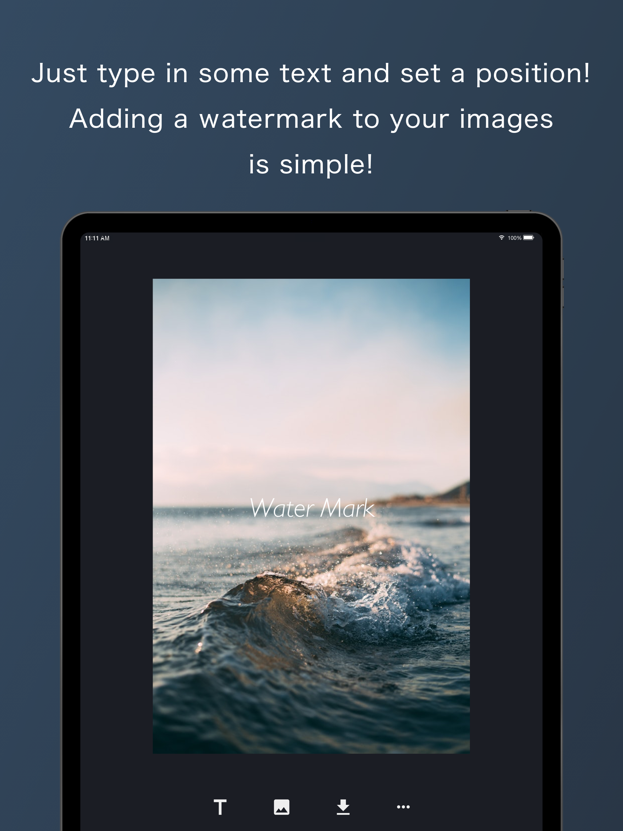 WaterMark - Add Text to Pics!