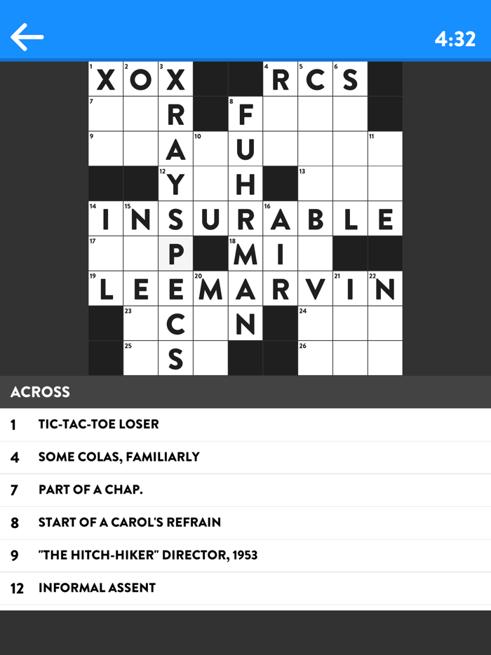 Crossword •