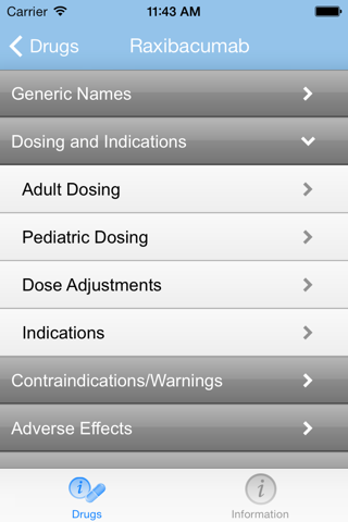 IBM Micromedex Drug Info screenshot 3