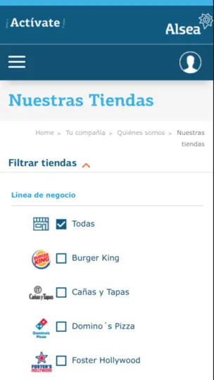 Captura de pantalla de ¡Actívate! en iPhone 4