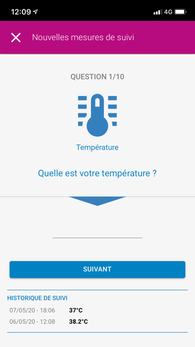 Screenshot #1 pour Terr-eSanté eCovid