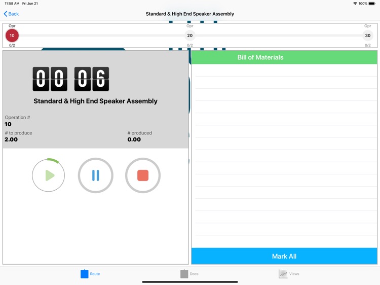 Production "for iPad"