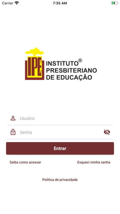 Instituto Presbiteriano Screenshot