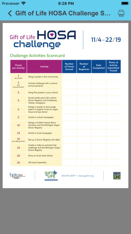 Gift of Life HOSA Challenge screenshot-3