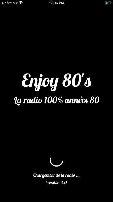 Screenshot #1 pour Radio Enjoy 80's