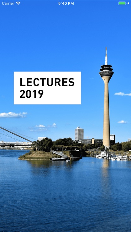 Lectures 2019