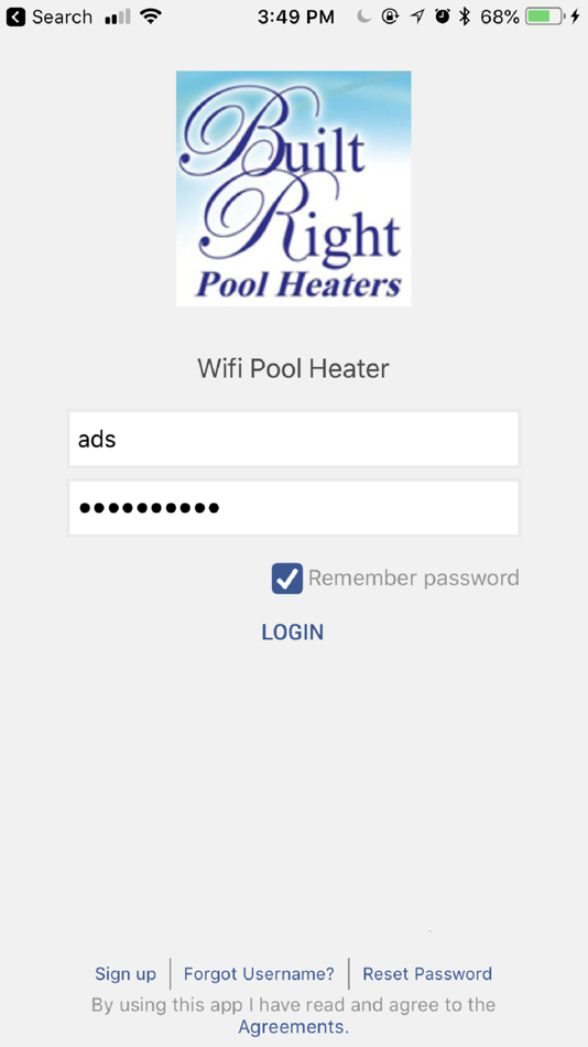 Built Right: Wifi Pool Heater - 3.1.1 - (iOS)