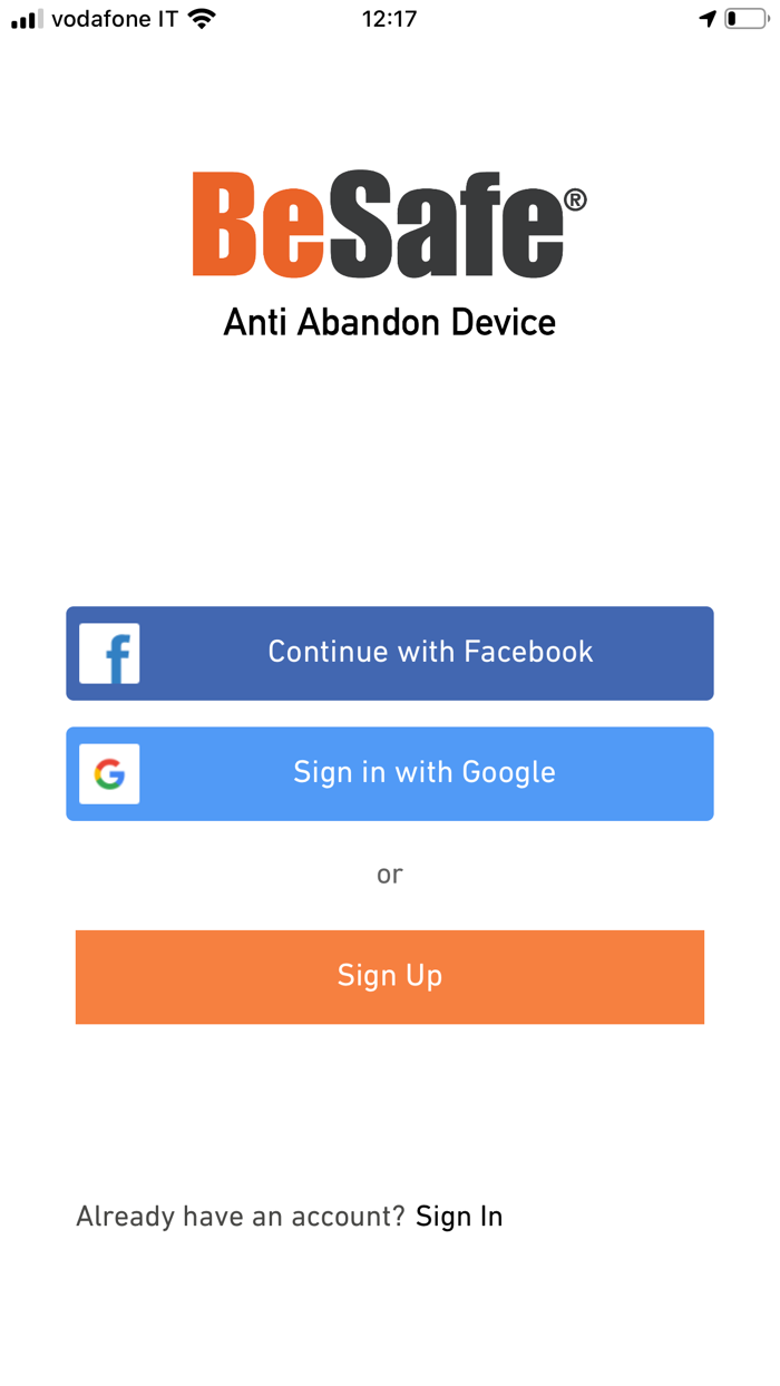 BeSafe Anti Abandon Device