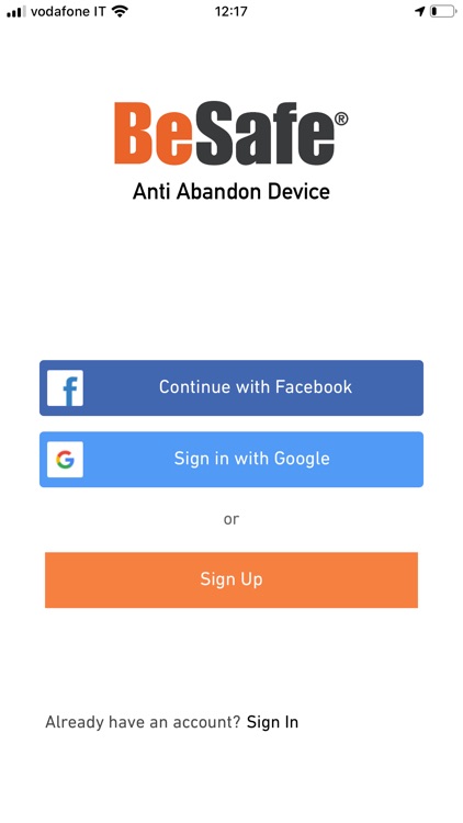 BeSafe Anti Abandon Device