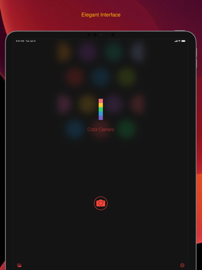 ‎ColorCamera – Screenshot der Farbauswahl