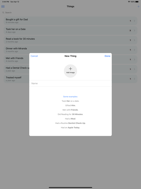 Time and Again iPad screenshot 6 - Lifestyle app