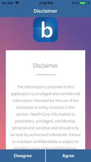 billEHR screenshot 2