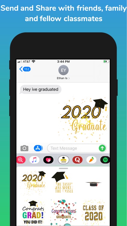 Class of '20 Animated Stickers