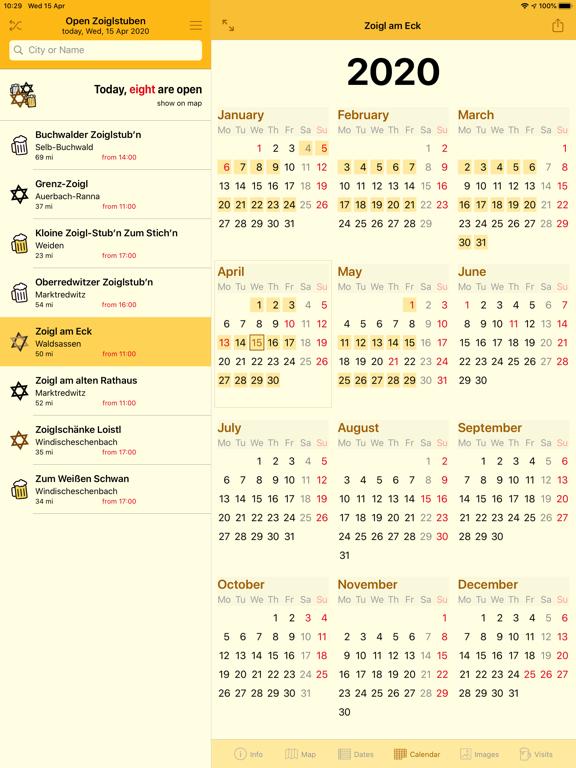 Zoigl iPad screenshot 4 - Food & Drink app