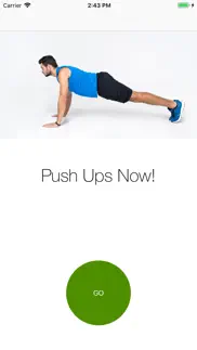 push ups now! iphone screenshot 1