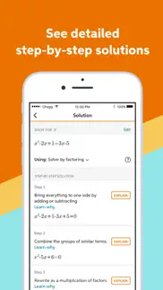 chegg math solver - math help iphone screenshot 4