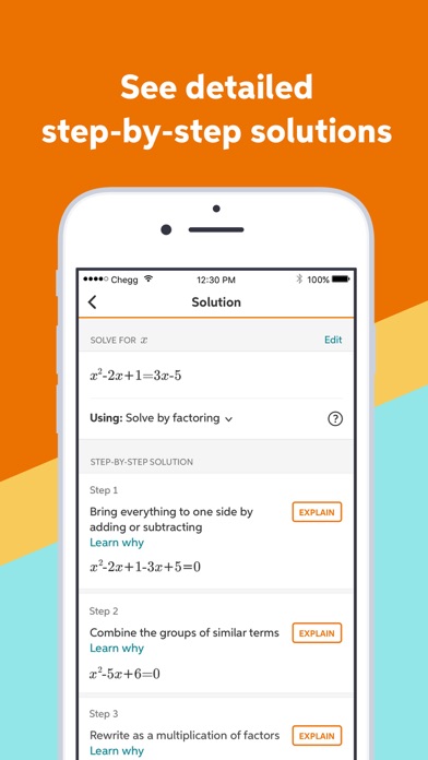Chegg Math Solver - math help screenshot 4
