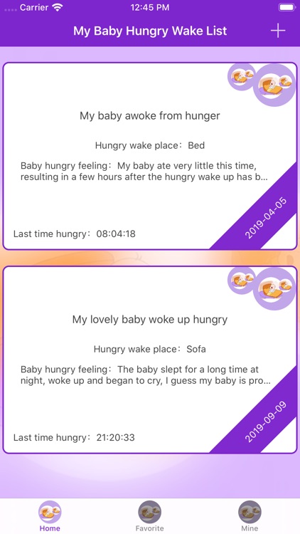 My Baby Hungry Wake Record