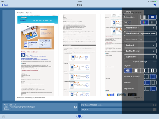 Prime Print iPad app afbeelding 4