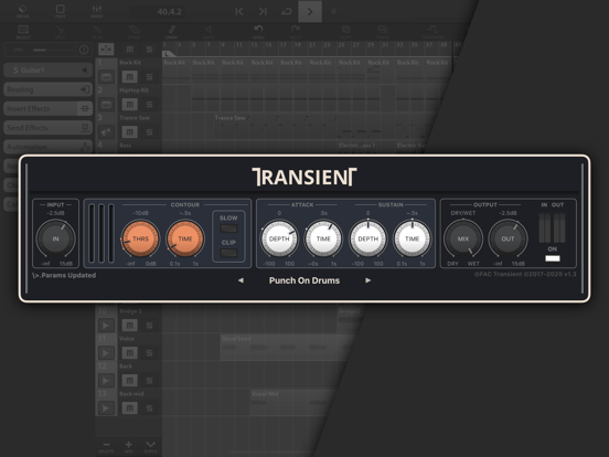 FAC Transient iPad screenshot 7 - Music app