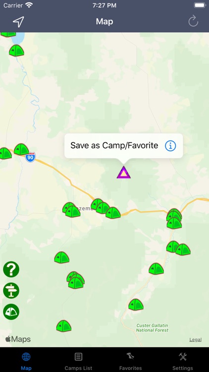 Montana – Camping & RV spots screenshot-4