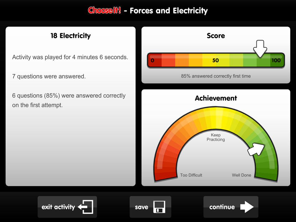 #4. ChooseIt! Science (iOS) By: Inclusive Technology Ltd