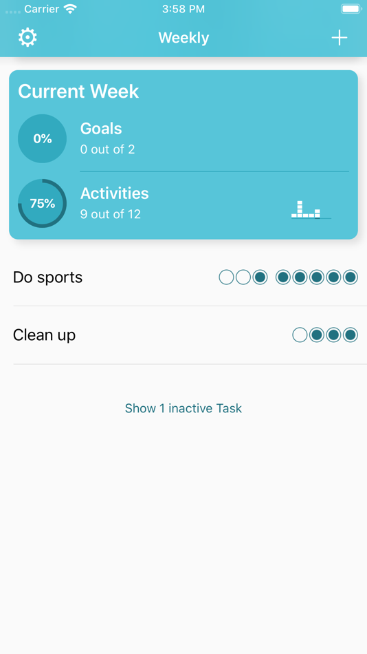 #2. Weekly - Track frequent tasks (iOS) 由: Simon Nickel