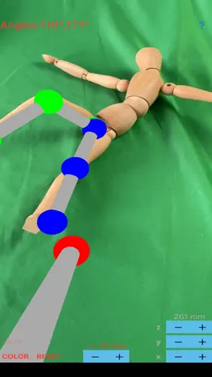 Screenshot von ARorthopaedicGoniometer auf dem iPhone 4