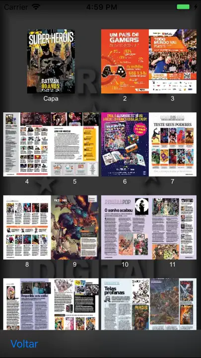Mundo Dos SuperHeróis Revista iPhone Ekran Görüntüsü 5
