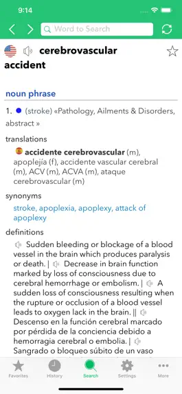 Game screenshot Spanish Medical Dictionary apk