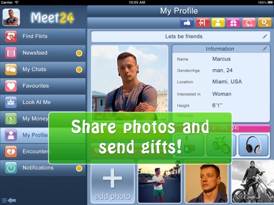 Meet24 - Flirt, Chat, Singlesのおすすめ画像4