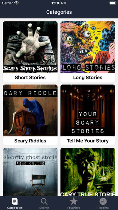 Horror Stories & Scary Stories Screenshot