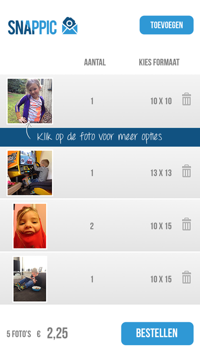 Snappic, shoot & print screenshot