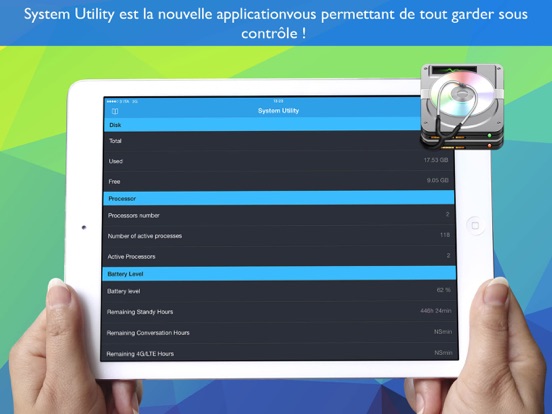 Screenshot #4 pour System utility! espace disque