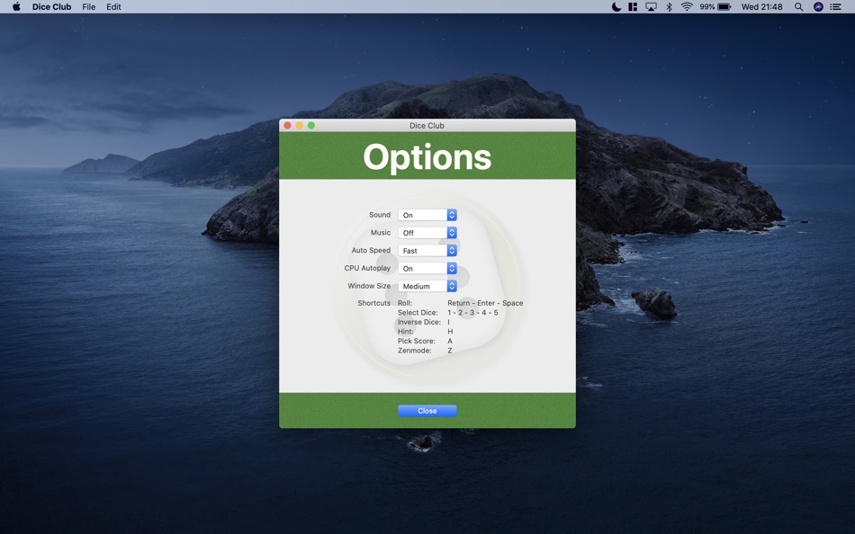 #4. Dice Club - Yatzy (macOS) Ved: Gijs Raggers
