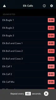 elk calls & hunting sounds iphone screenshot 1