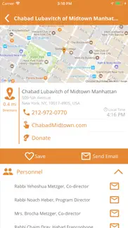 chabad nearby iphone screenshot 2