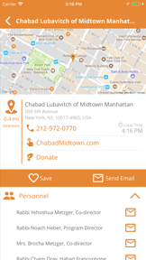 Chabad Nearby screenshot