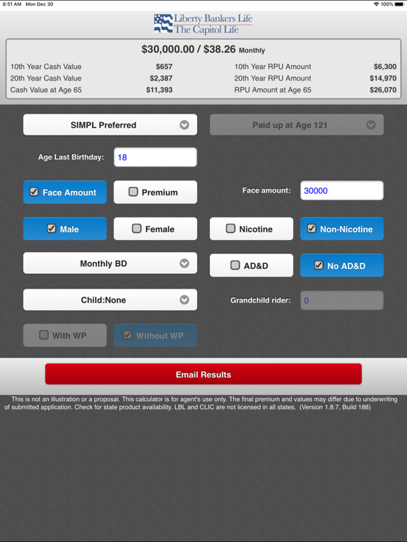 Screenshot #4 pour Liberty Bankers Life-Ordinary