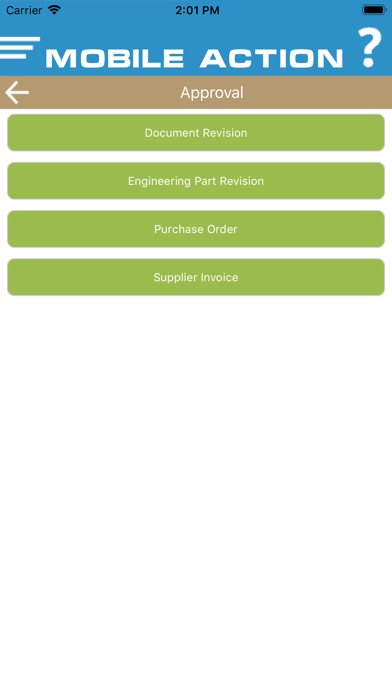 Screenshot 3 of Mobile Action App