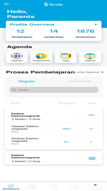 SCOLA LMS for Parent