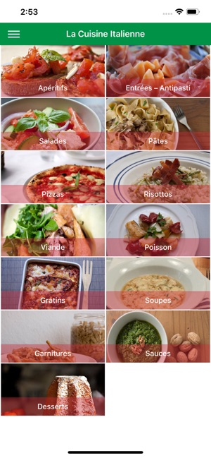 Recettes de Cuisine Italienne