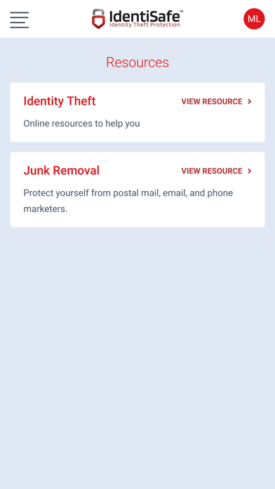 IdentiSafe iPhone screenshot 4 - Productivity app