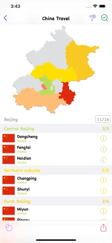 China Travel Map: I Have Been
