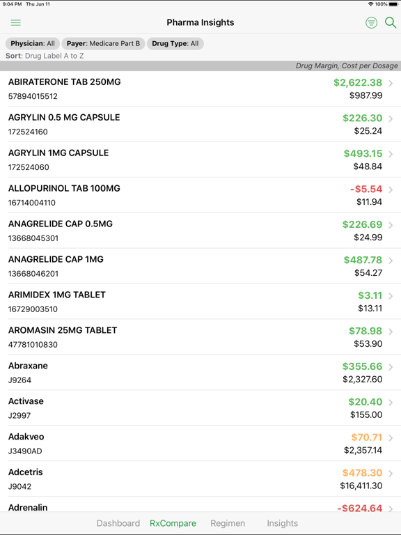 AC3 Health iPad screenshot 3 - Finance app